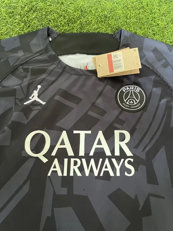 22-23 Paris Jordan pre-match black training uniform S-XXL — photo 2