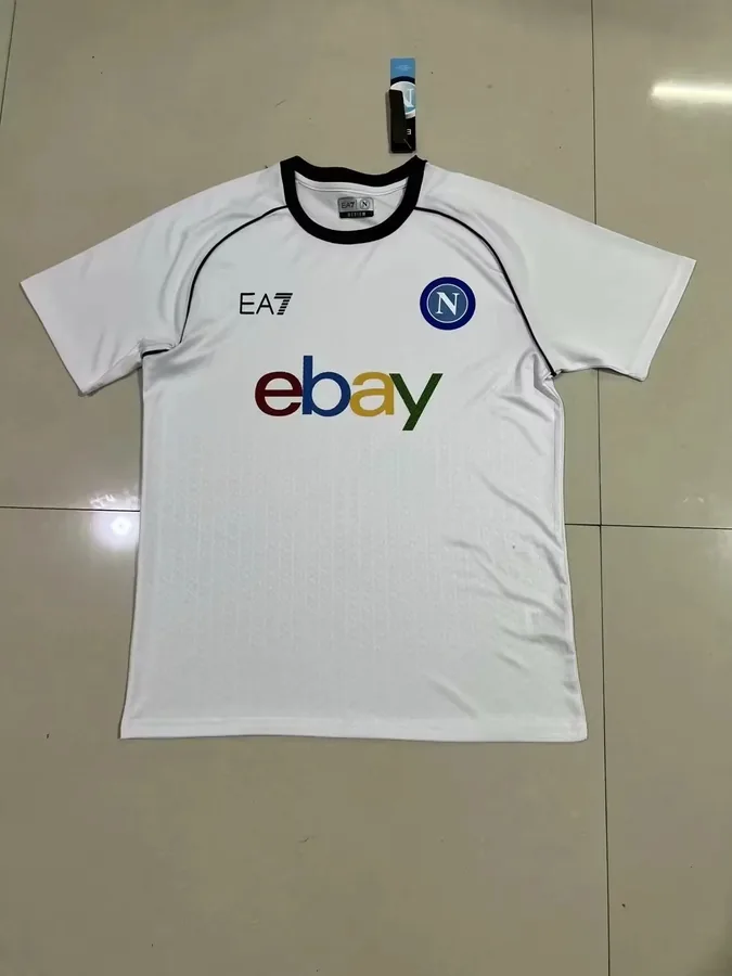 23/24 Napoli color chest advertising white jersey S-XXL