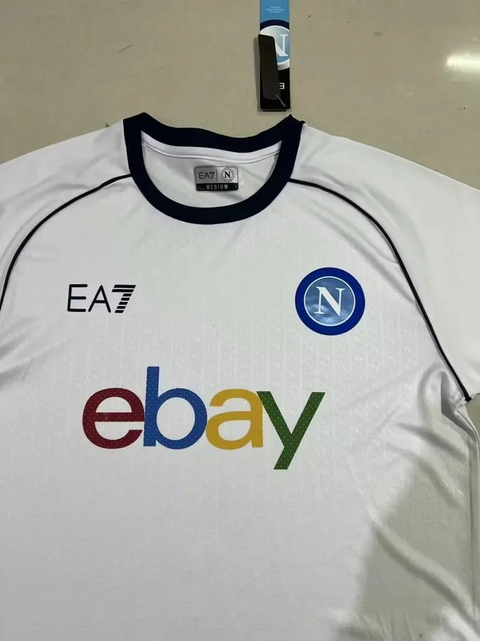 23/24 Napoli color chest advertising white jersey S-XXL — photo 2