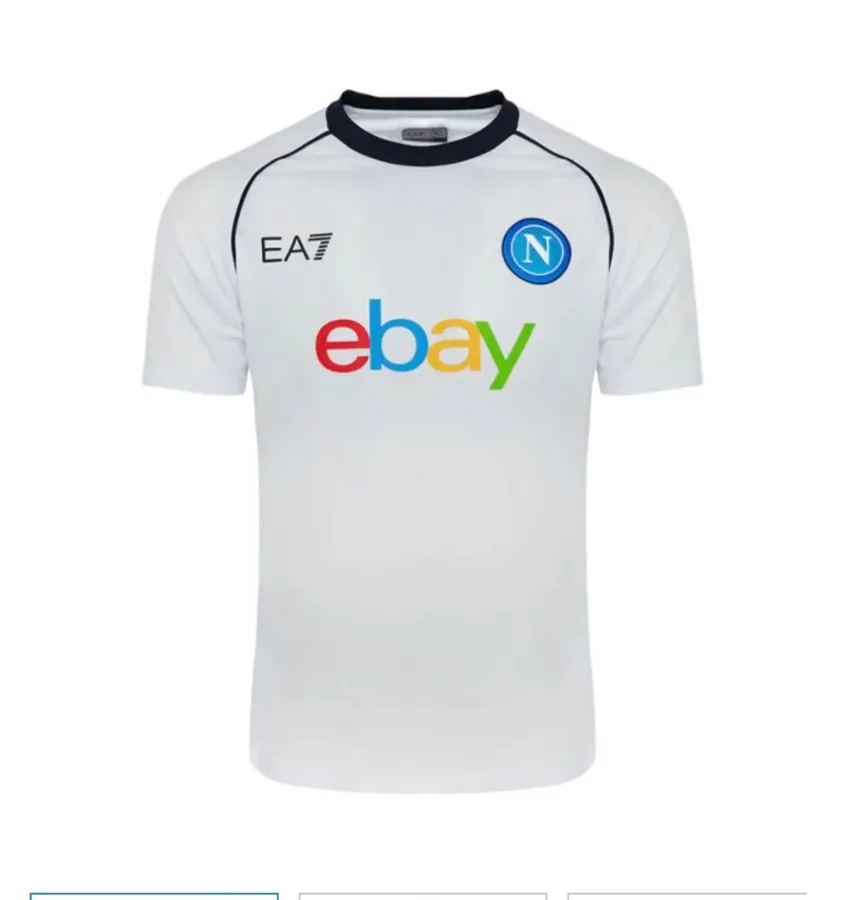 23/24 Napoli color chest advertising white jersey S-XXL — photo 4