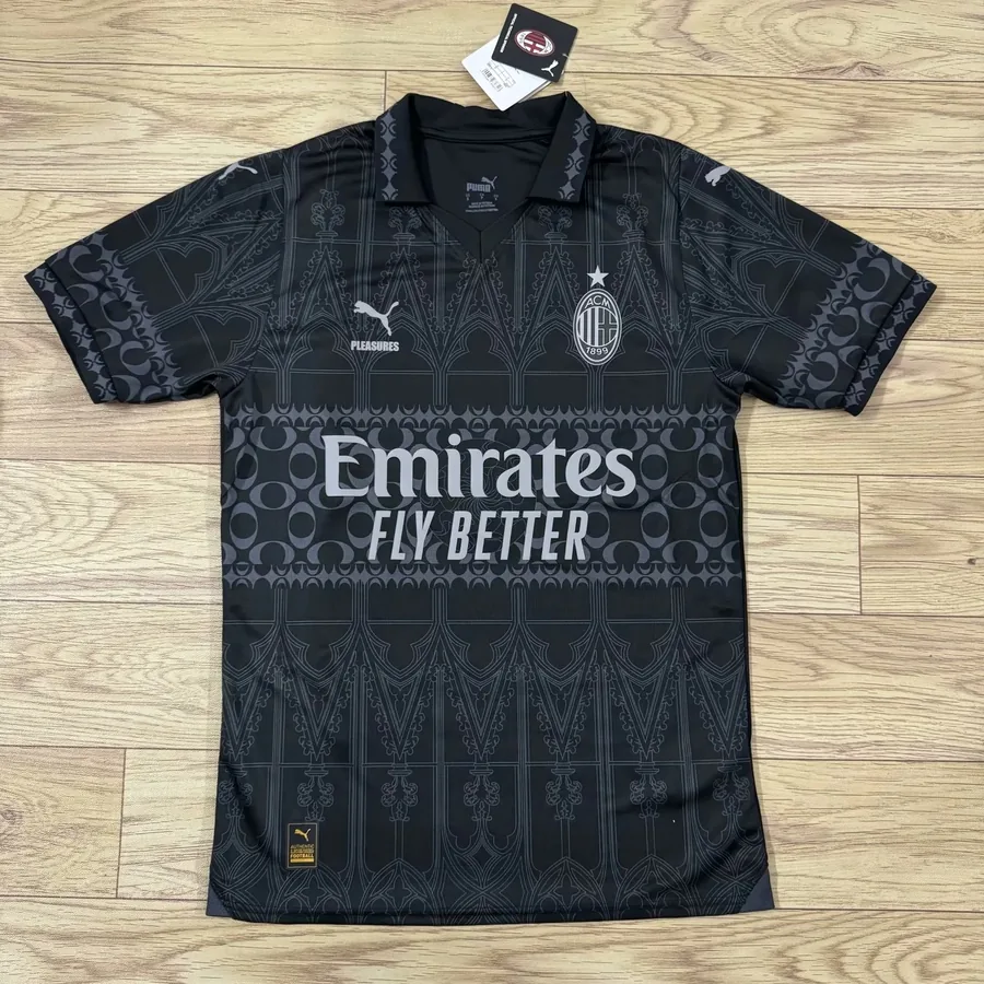 24/25AC Milan co-branded Black S-XXL