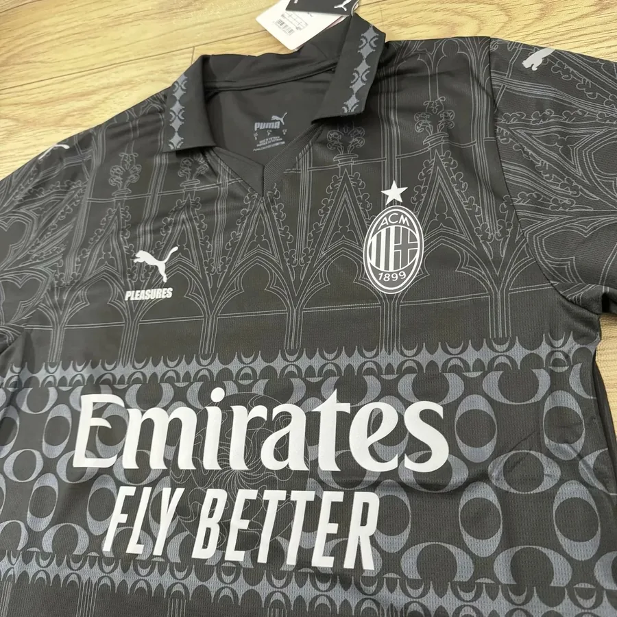 24/25AC Milan co-branded Black S-XXL — photo 3