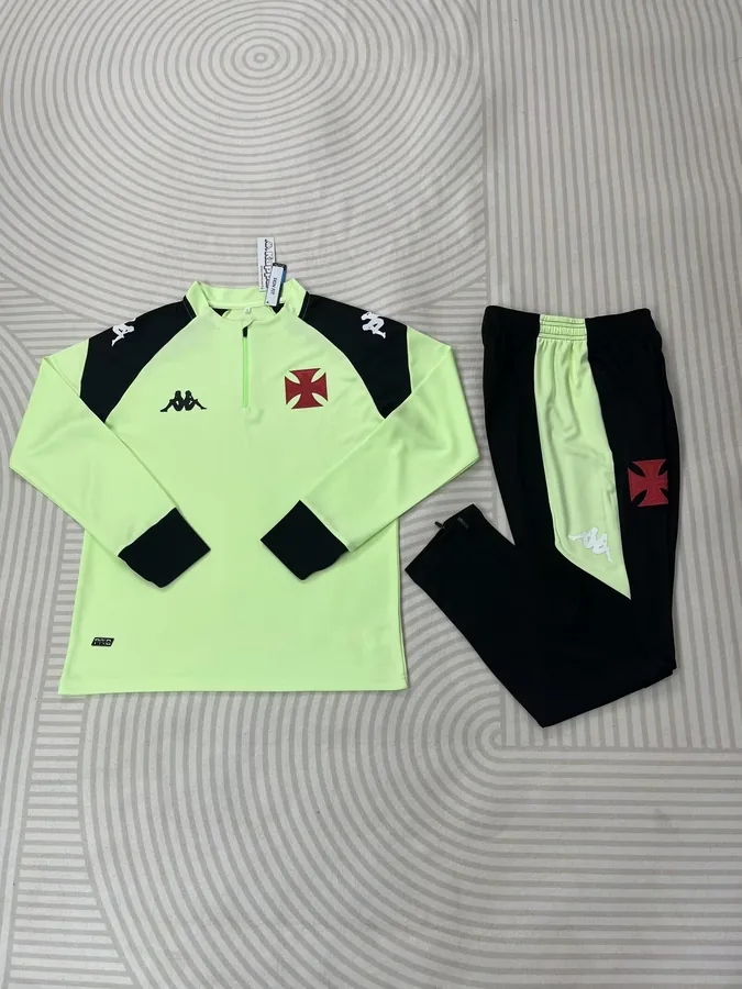 24/25. Vasco da Gama Training Suit Fluorescent Green S-3XL — photo 3