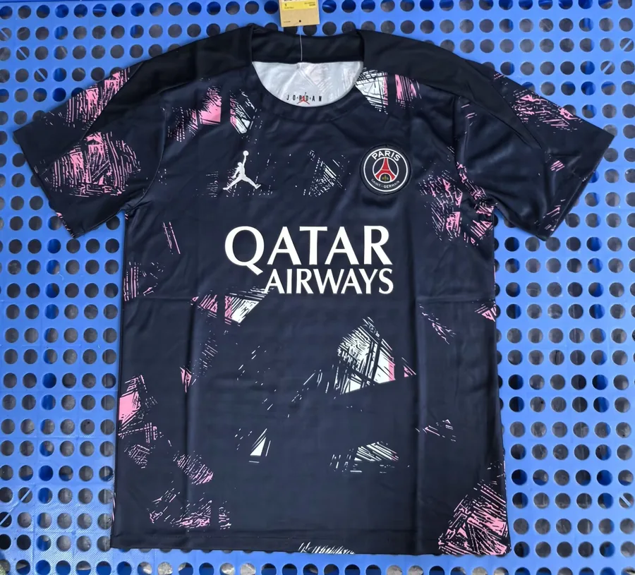 25/26 Paris training suit black and pink S-2XL