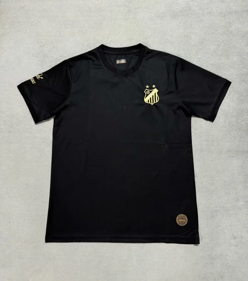 25/26 Santos T-shirt Black S-4XL