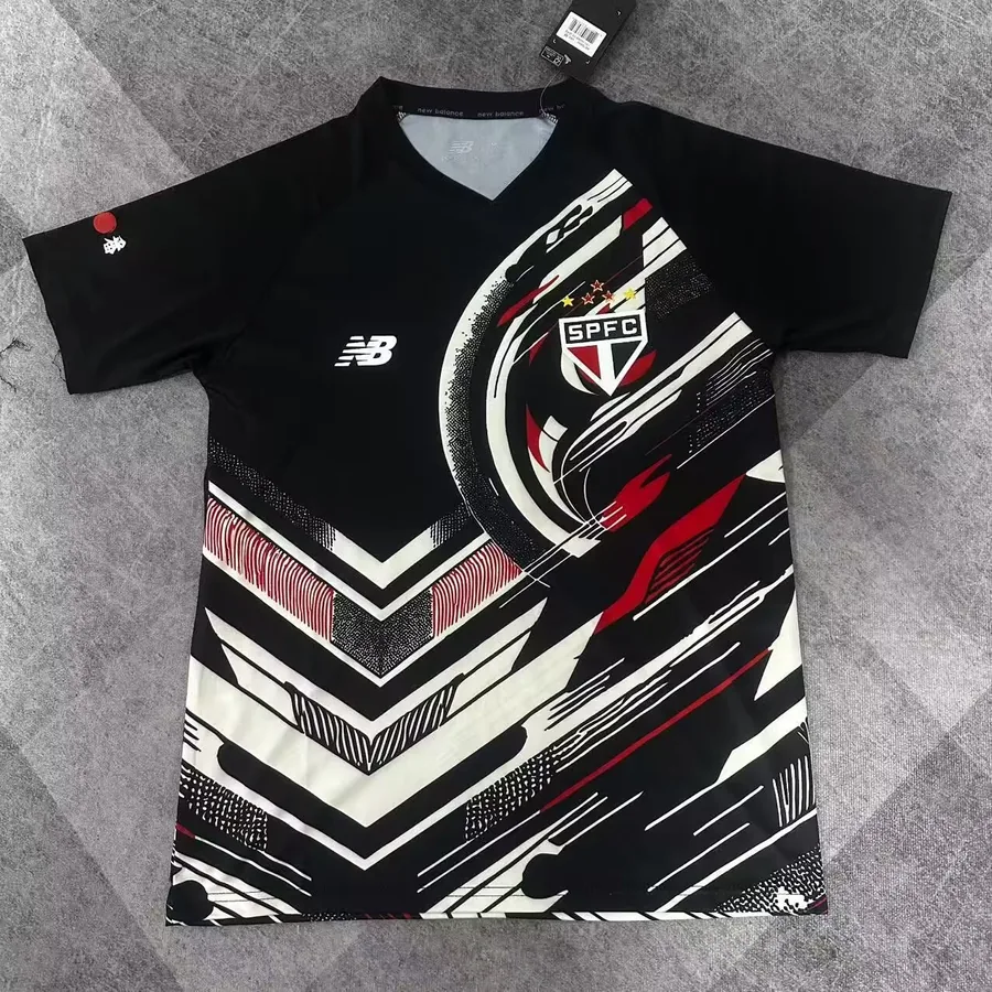 25/26 Sao Paulo training kit black S-4XL