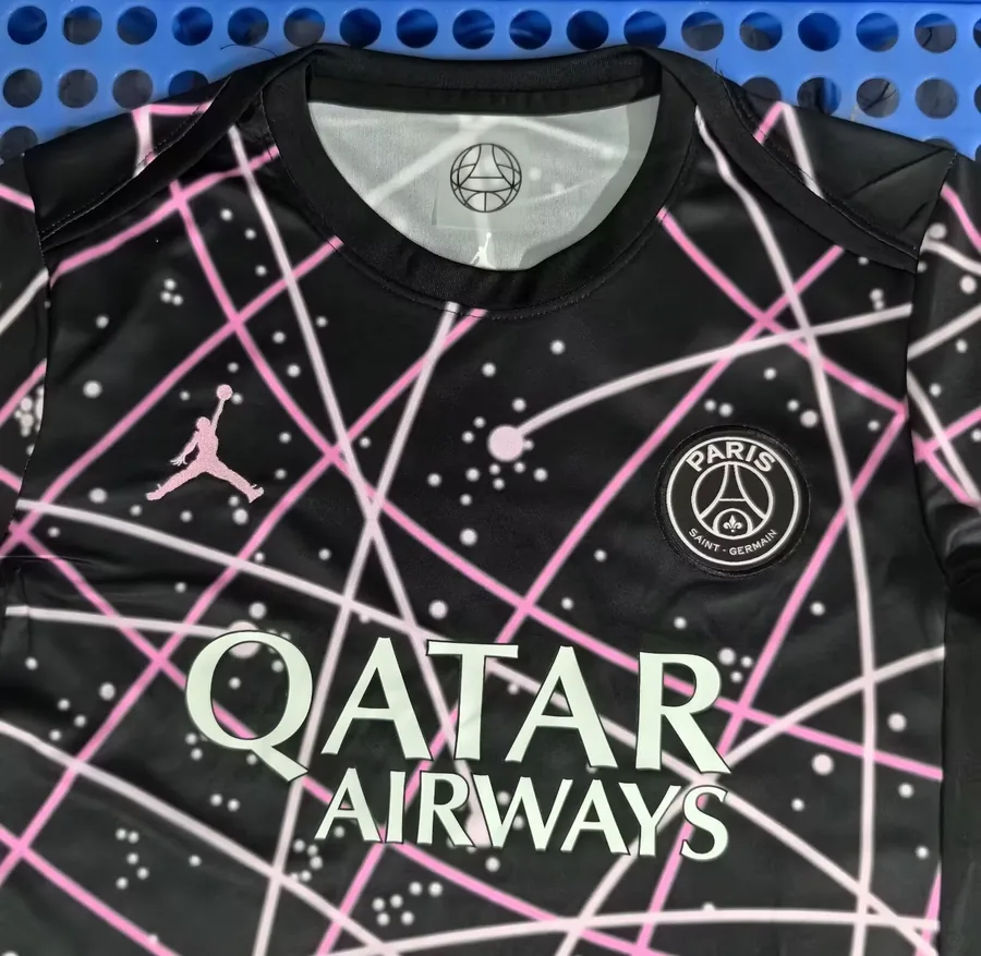 25/26Paris wore black pink before the game S-XXL — photo 2