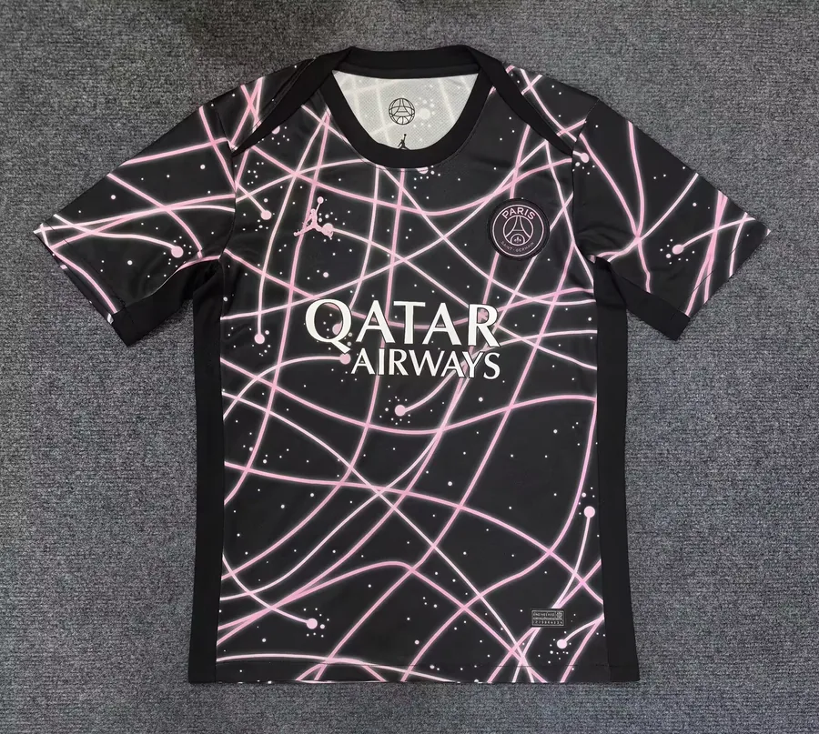25/26Paris wore black pink before the game S-XXL — photo 4