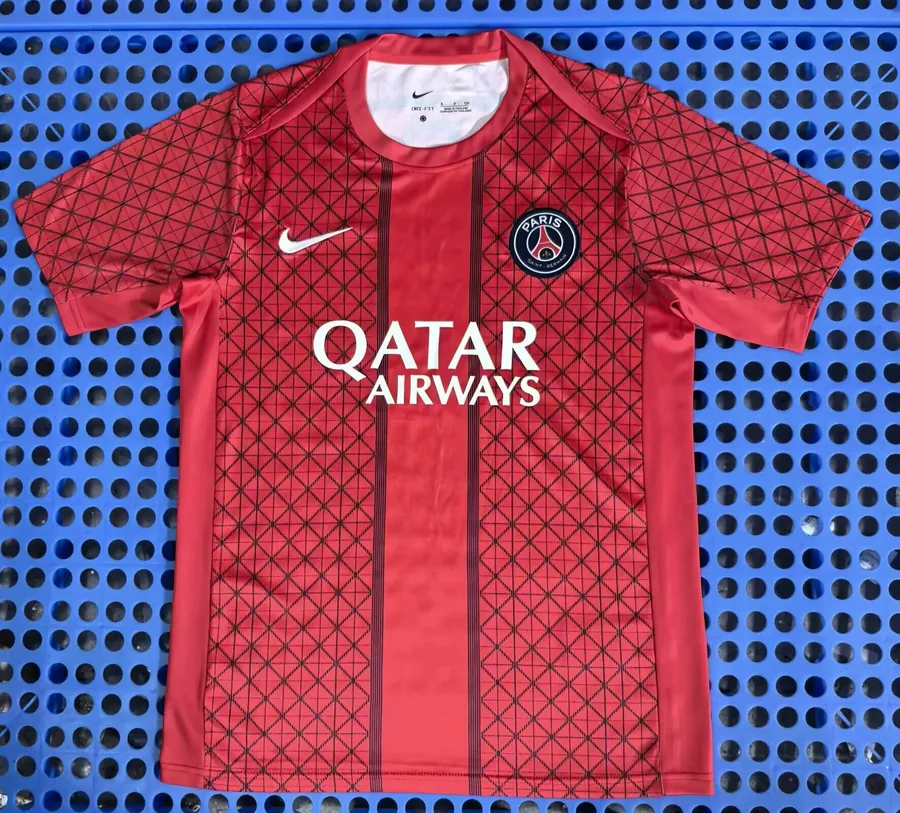 25/26 Paris red pre-match training suit S-2XL
