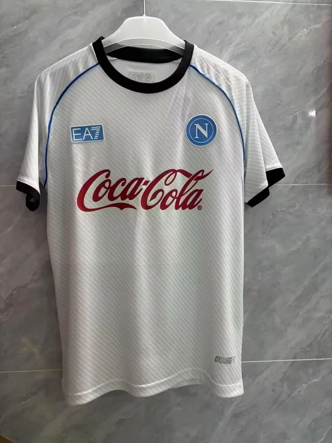 2526 Naples pre-match training jersey in white S-XXL