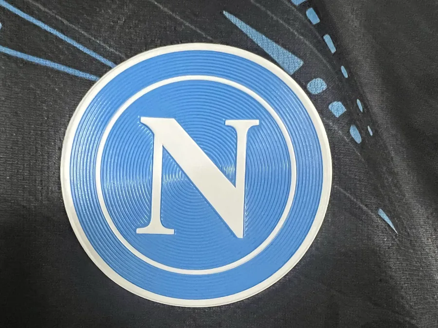 2526 Naples pre-match training jersey in black S-XXL — photo 3