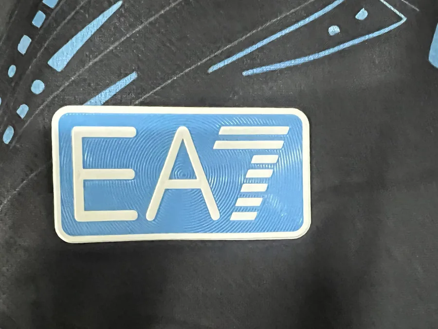 2526 Naples pre-match training jersey in black S-XXL — photo 4