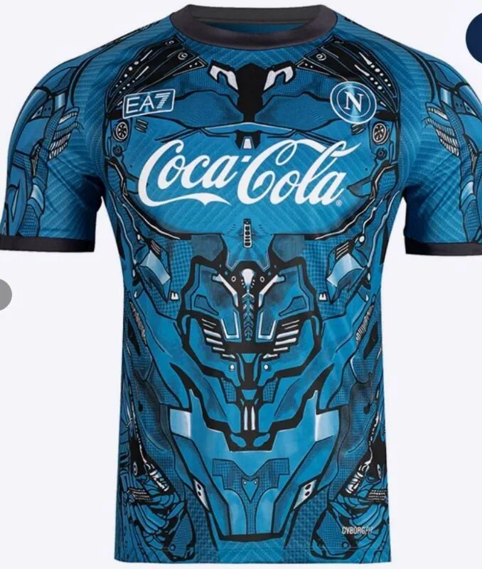 2526 Napoli training jersey in blue,  S-XXL — photo 6