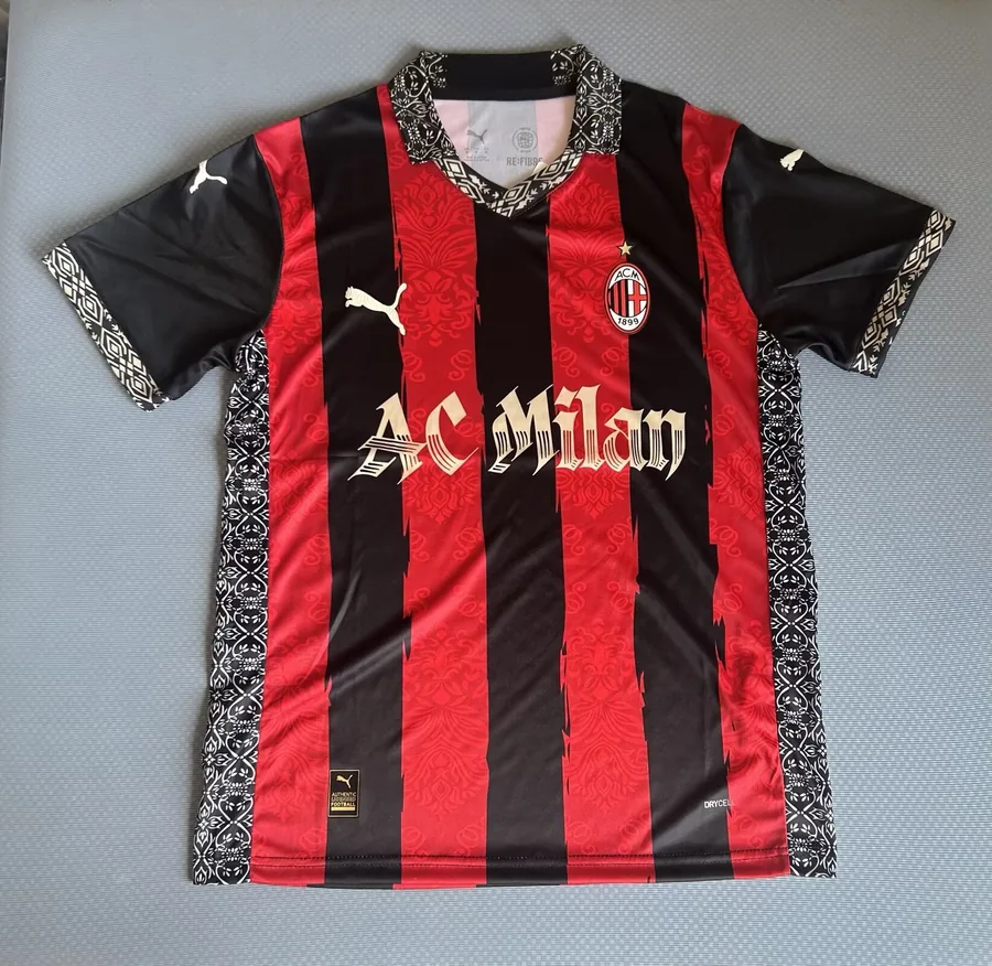2526AC Milan Special Edition Red and Black S-XXL