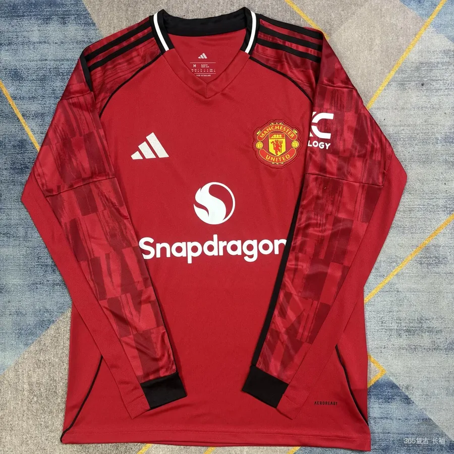 2526 Man U home game long-sleeved S-4XL