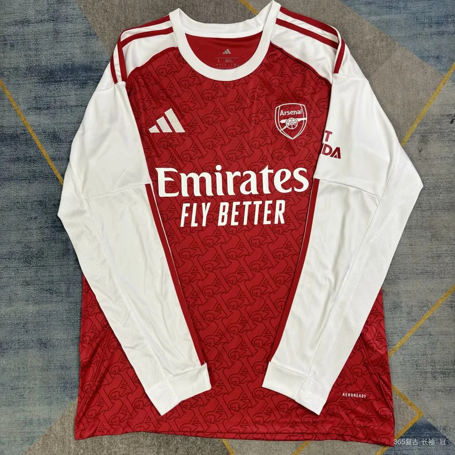 2526 Arsenal home team long-sleeved S-4XL
