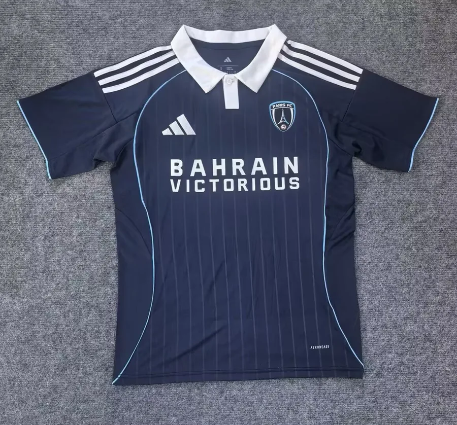 25-26 Paris FC Home Jersey - Blue S - 2XL