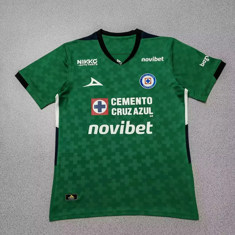 2526 Blue Cross Goalkeeper Green S-4XL