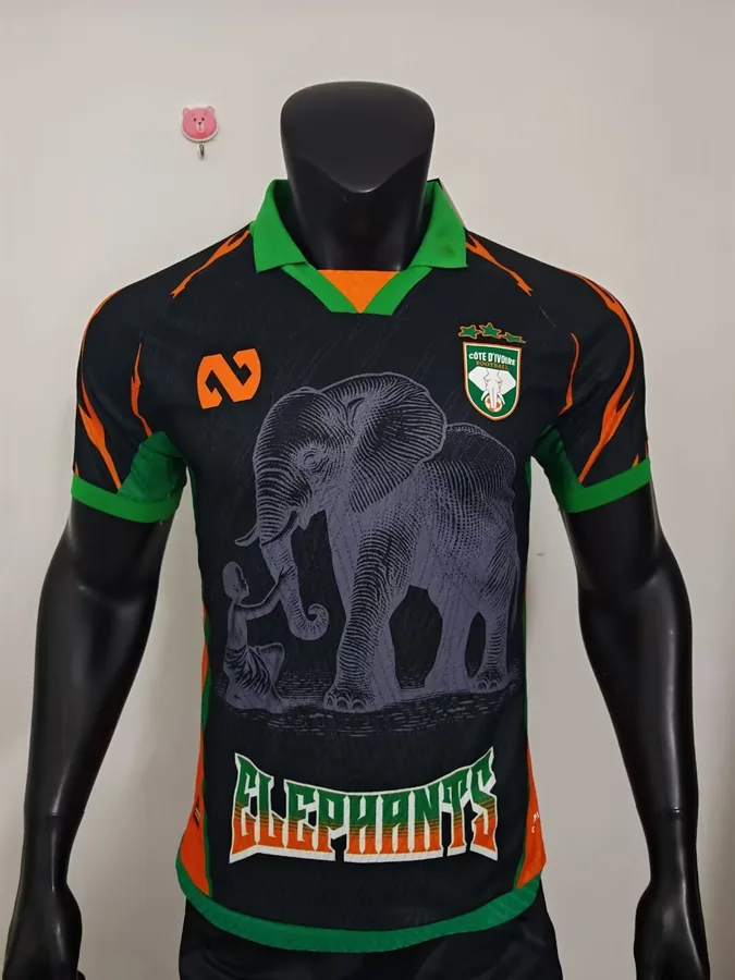 25/26 Player Edition: Ivory Coast Special Edition Black S-XXL