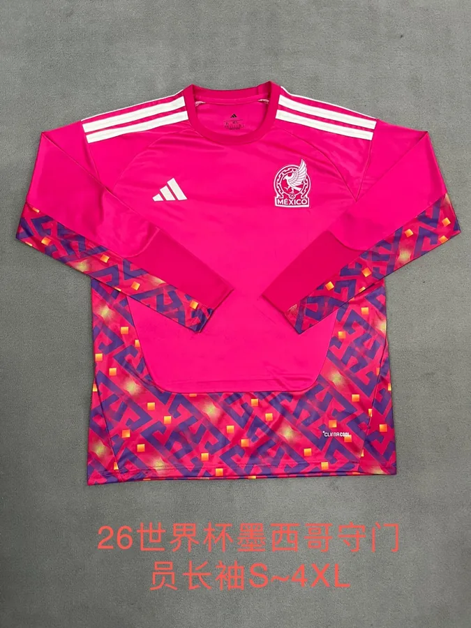 2526 Mexican goalkeeper long-sleeved shirt S-2XL — photo 2
