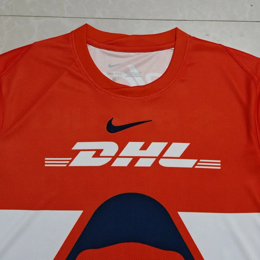 25/56 American goalkeeper, orange-red color, S- 4XL
