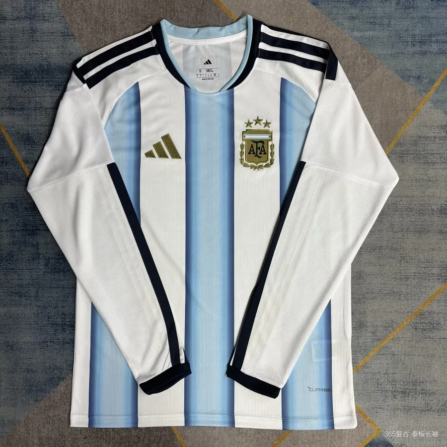 26/27 Argentina home jersey, long sleeves S-XXL