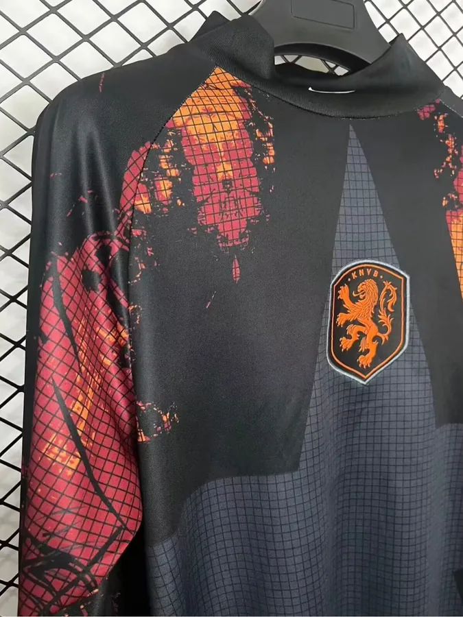 2026 Netherlands Hollywood Goalkeeper Long Sleeve Soccer Jersey