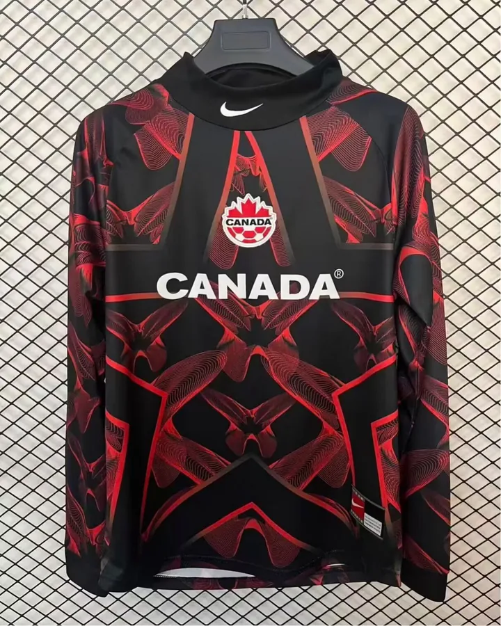 2526 Canadian goalkeeper long-sleeved red S-2XL
