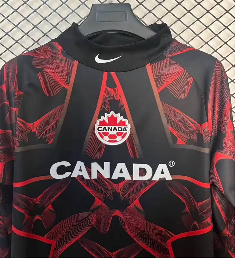 2526 Canadian goalkeeper long-sleeved red S-2XL — photo 2