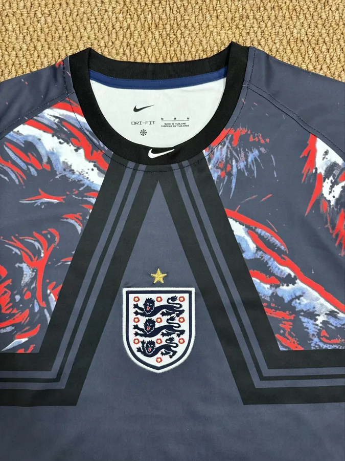 2526 Hollywood England Goalkeeper Short Sleeve S-2XL — photo 2