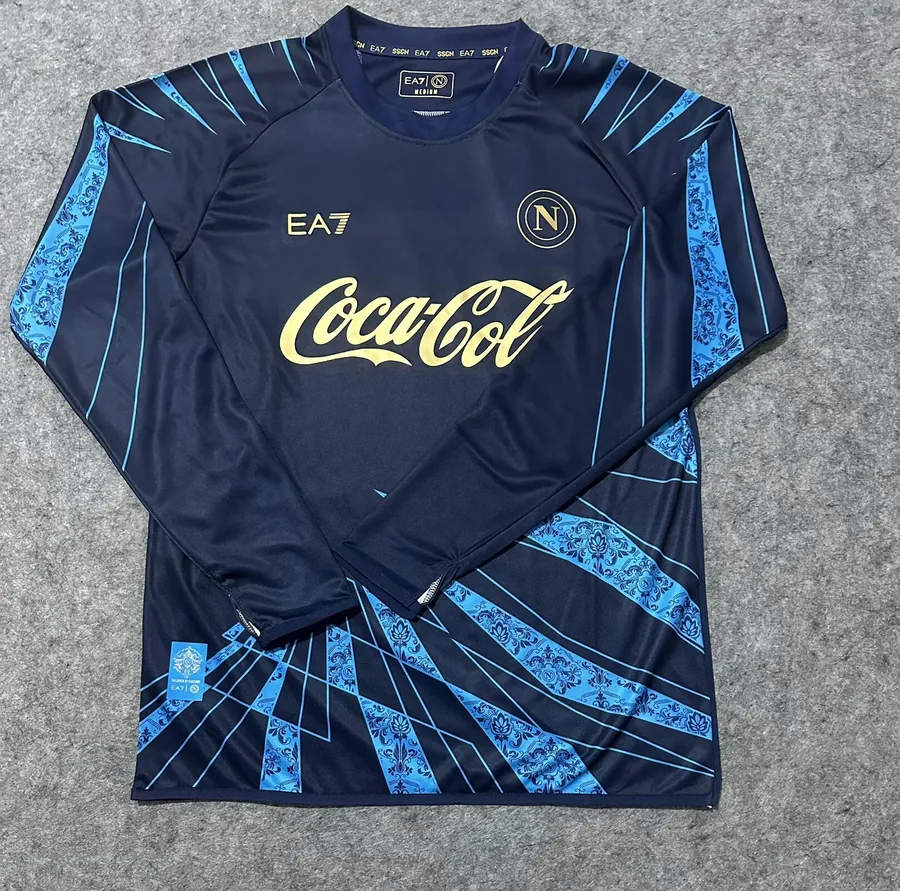 26/27 Napoli Pre-match Training Shirt Long Sleeve S-4XL