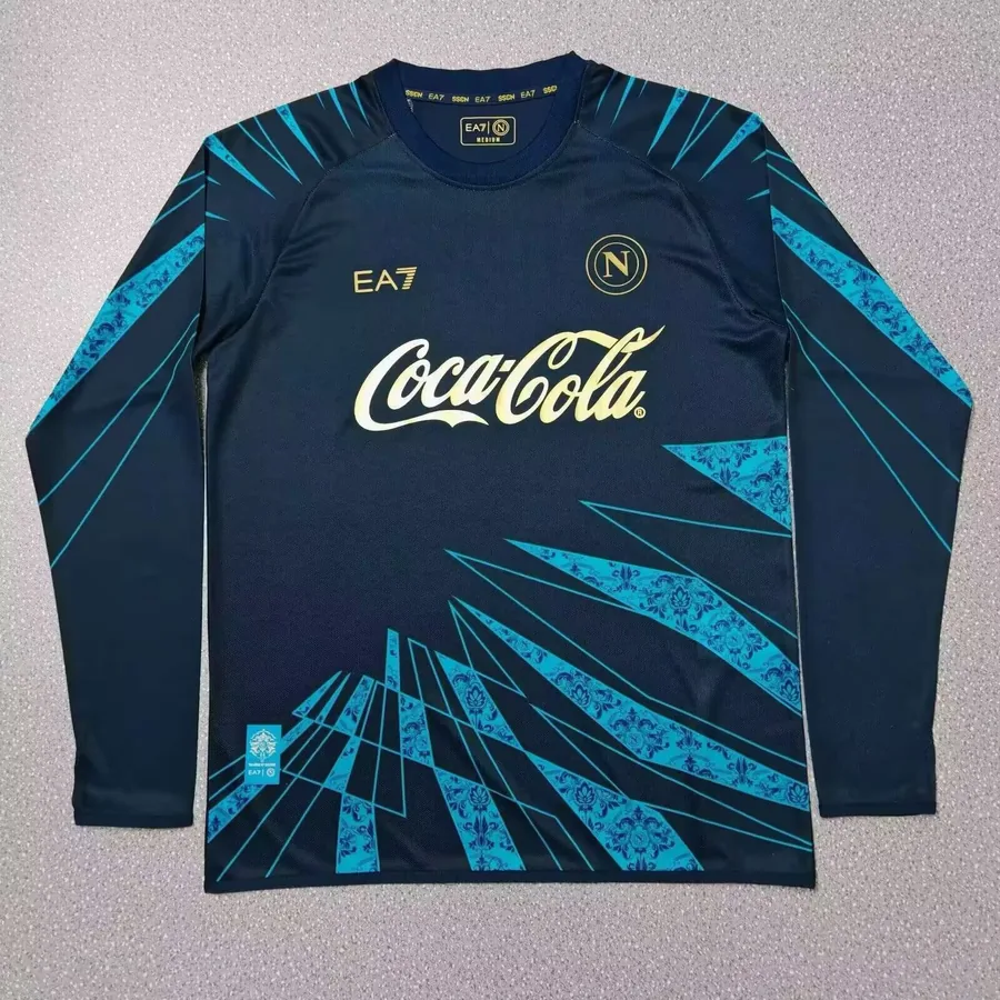 26/27 Napoli Pre-match Training Shirt Long Sleeve S-4XL — photo 4