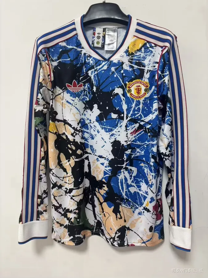 26-27 Man U Red Rose Long Sleeve S-4XL