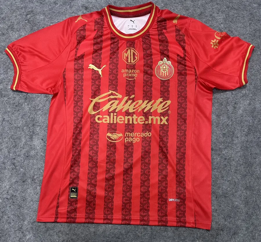 25/26 Chivas Regal Fourth Away Game Red S-4XL