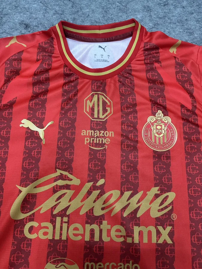 25/26 Chivas Regal Fourth Away Game Red S-4XL — photo 3