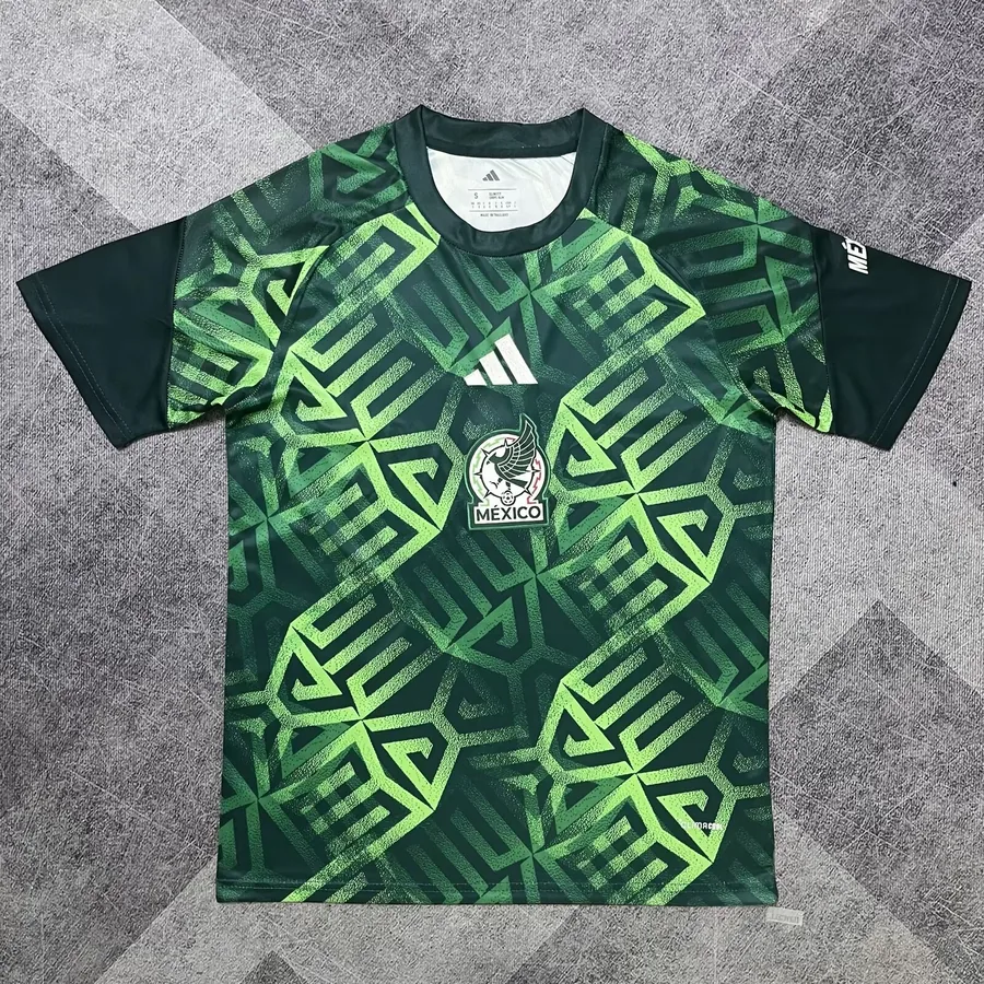 2627 Mexican training suit before the game, green, S- 4XL — photo 2