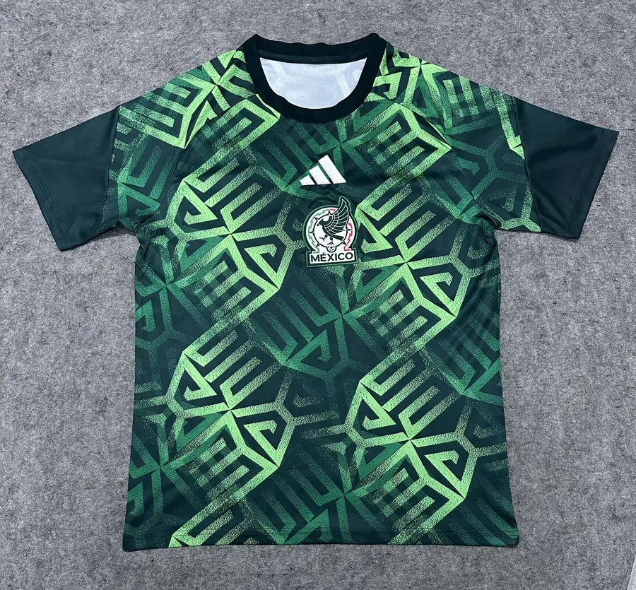 2627 Mexican training suit before the game, green, S- 4XL — photo 3