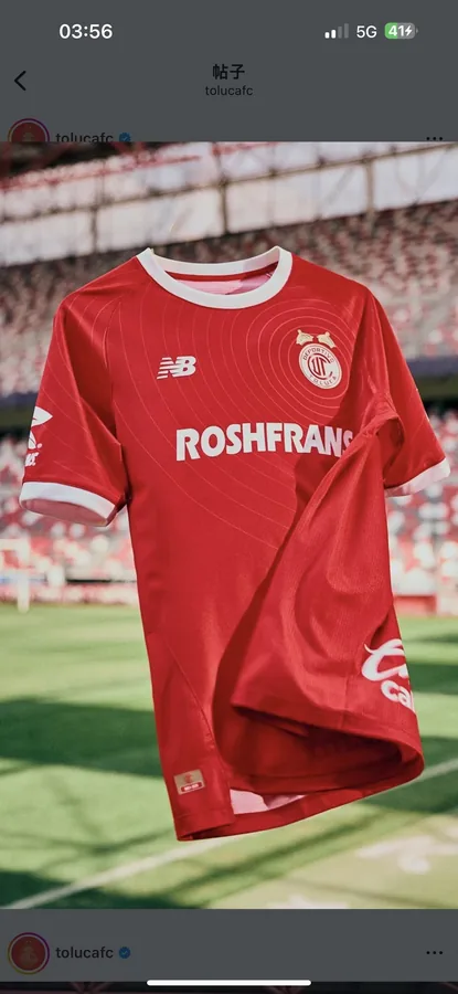 26/27  Toluca Home Game S-4XL — photo 6