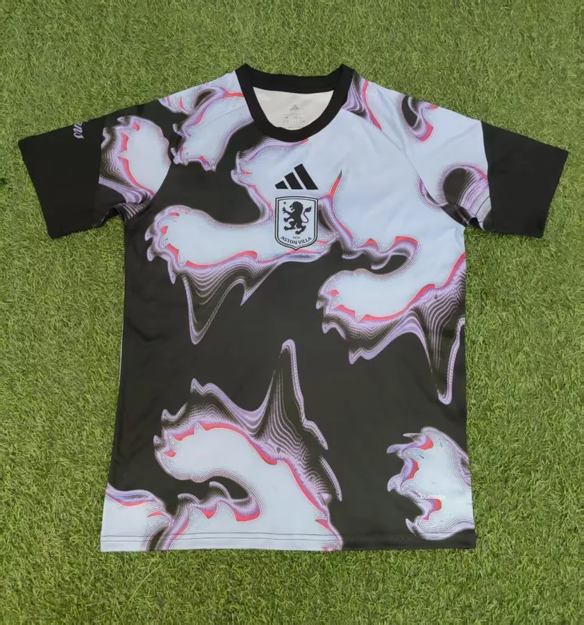 26/27 Aston Villa training jersey before the match - S-XXL