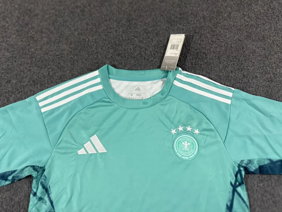 2026 Kids Germany Green Goalkeeper Soccer Jersey