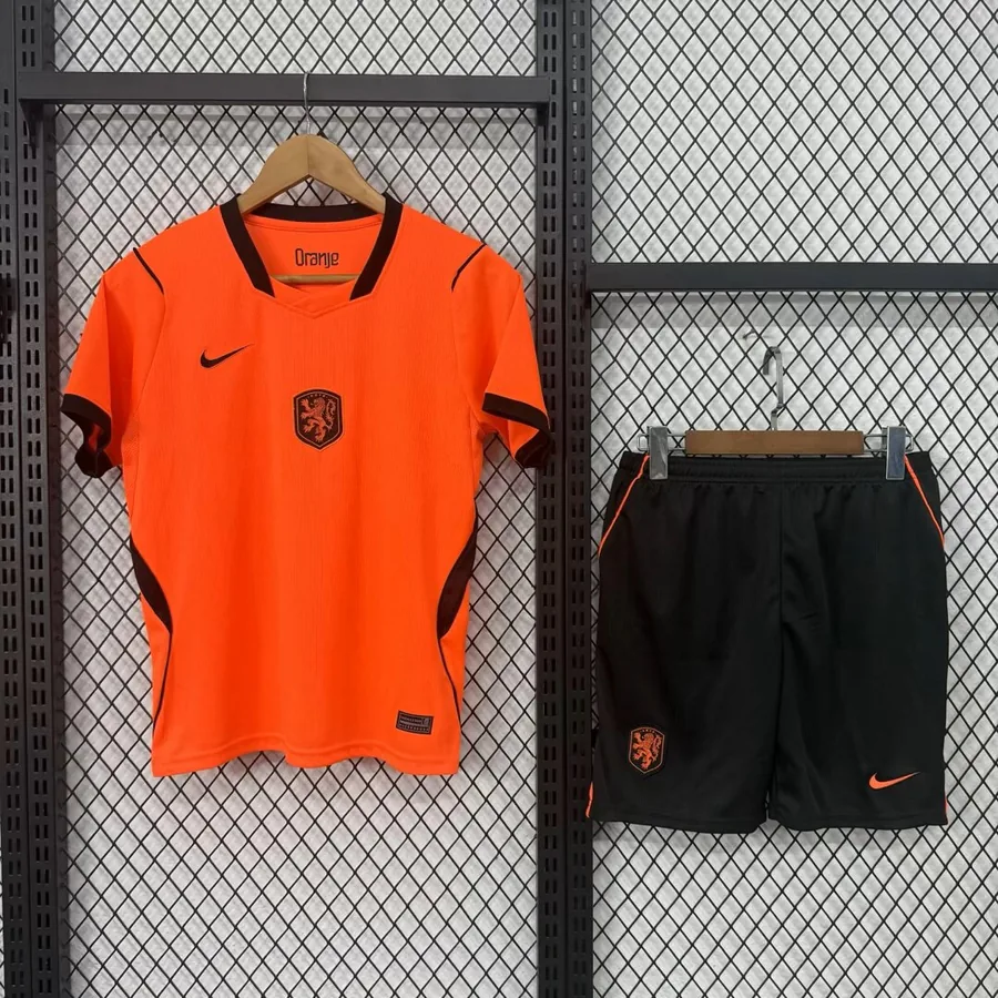 26/27 Kids World Cup Netherlands Soccer Jersey home