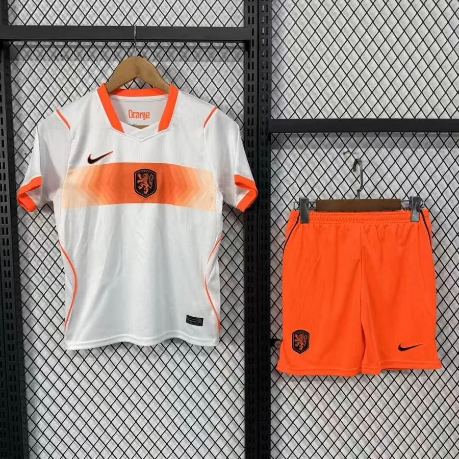 26/27 Kids World Cup Netherlands Soccer Jersey Away