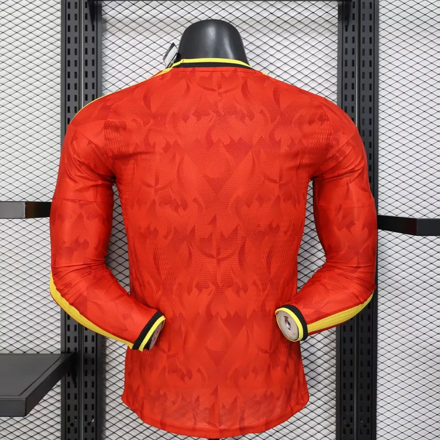 2026 Player Version Belgium Long Sleeves Soccer Jersey Home — photo 7