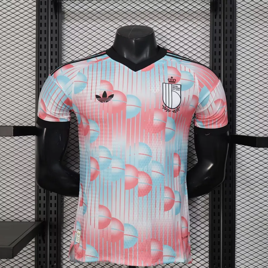 2026 World Cup Player Version Belgium Soccer Jersey Away