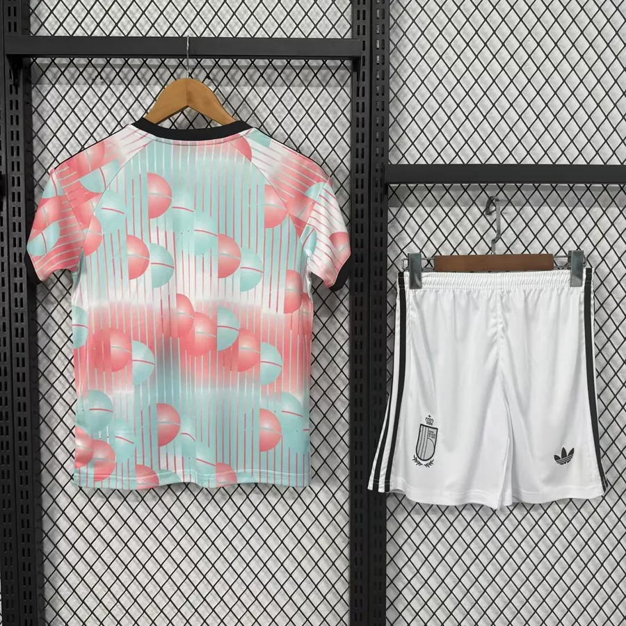 2026 Kids World Cup Belgium Soccer Jersey Away — photo 2