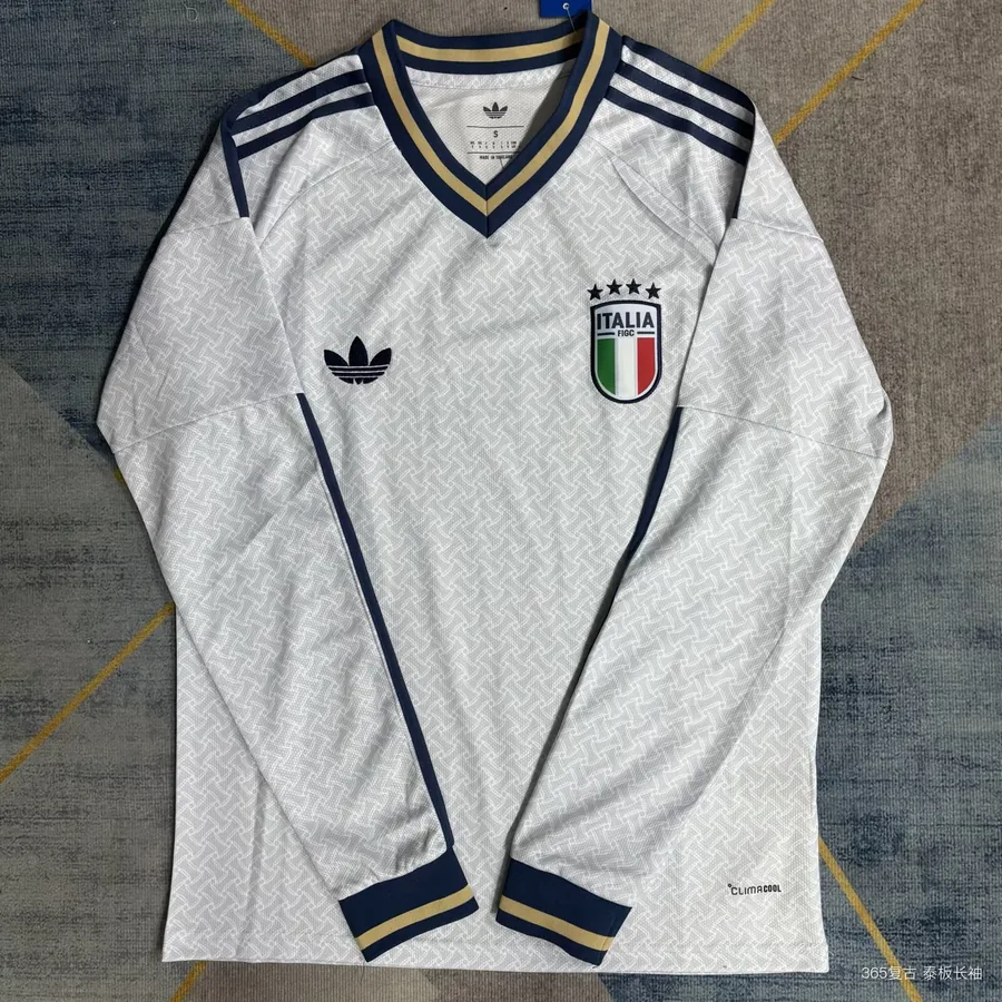 2026 World Cup Italy Long Sleeve Soccer Jersey Away — photo 3