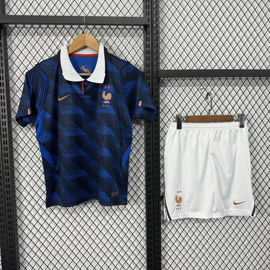 2026 Kids World Cup France Soccer Jersey Home — photo 2