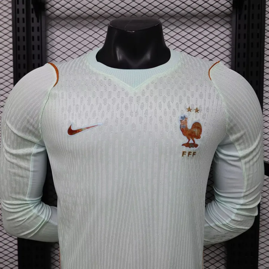 2026 Player France Long Sleeves Soccer Jersey Away — photo 2