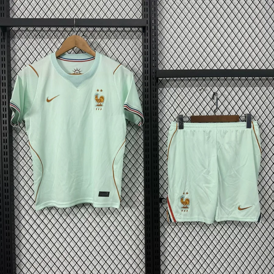 2026 France Away Kids Soccer Jersey