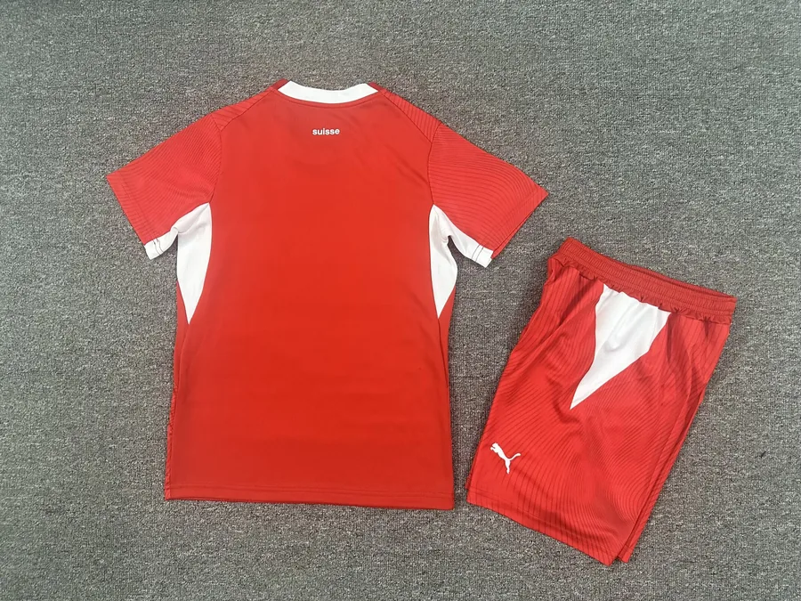 2026 Kids Switzerland Soccer Jersey Home — photo 2